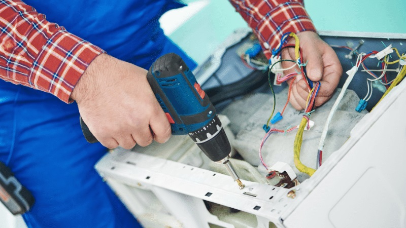 Gördes Toshiba Toshiba çamaşır makinesi kart tamiri – Su almama arızası orijinal parça ile giderildi. - Teknik servis örneği